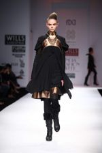 Model walks the ramp for Abdul Halder, Virtues by Viral, Ashish and Vikrant at Wills Lifestyle India Fashion Week Autumn Winter 2012 Day 5 on 19th Feb 2012 (58).JPG
